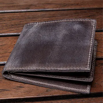 【H-CT】復古刷色多層壓邊真皮短夾(GN87065-3C-Y) 歷史價格詳細信息