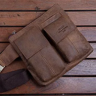 【H-CT】真皮專業雙手機腰/斜背包(S0890) 歷史價格詳細信息