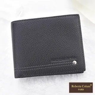 【Roberta Colum】鉚釘小牛皮可拆式上下翻多卡夾短夾(共2色) 歷史價格詳細信息