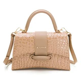 【PLAYBOY】斜背包  鱷魚紋系列(黑色) 歷史價格詳細信息