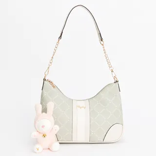 【PLAYBOY】HOBO包  Quiet Luxury系列(黑色) 歷史價格詳細信息