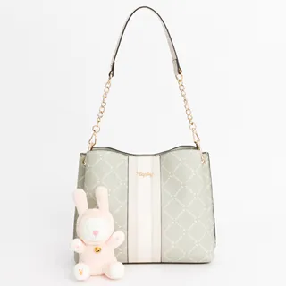 【PLAYBOY】後背包可肩背  Lovable系列(卡其色) 歷史價格詳細信息