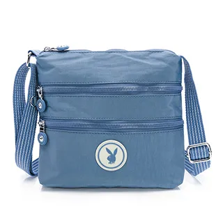 PLAYBOY - 大斜背包  Simple life系列 - 藍色 歷史價格詳細信息