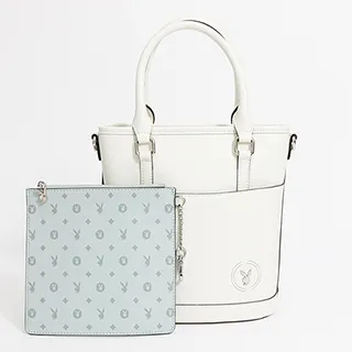 【PLAYBOY】水桶包附長背帶  Micky and Bunny系列(黑色) 歷史價格詳細信息