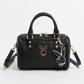 PLAYBOY - 波士頓包附長背帶 Breeze系列 - 黑色 歷史價格詳細信息