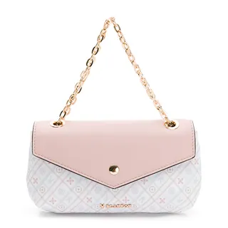 PLAYBOY - 手提鍊帶包附長背帶  Daylight系列 - 米色 歷史價格詳細信息