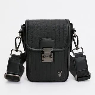 PLAYBOY - 大斜背包  Mettle系列 - 黑色 歷史價格詳細信息