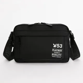PLAYBOY - 大斜背包 Pioneer系列 - 黑色 歷史價格詳細信息