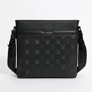 PLAYBOY - 下沉式斜背包 Crucial系列 - 黑色 歷史價格詳細信息