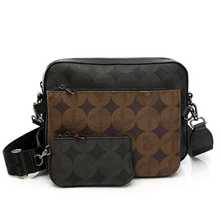 PLAYBOY - 斜背包三件組 尼龍系列 - 卡其色 歷史價格詳細信息