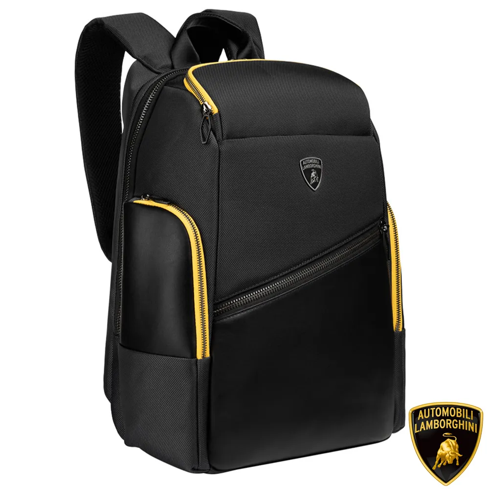 【Automobili Lamborghini】藍寶堅尼 頂級義大利小牛皮後背包 LBZA00342M 全新專櫃展示品(深藍色) 歷史價格詳細信息