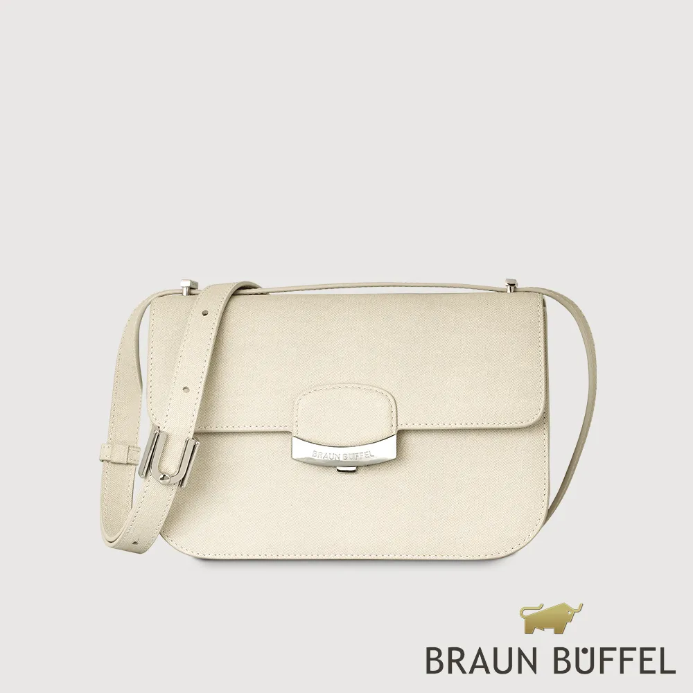 【BRAUN BUFFEL 德國小金牛】台灣總代理 雅拉 大斜背包-麥穗米色/BF851-11-EGR 價格比較,價格查詢,歷史價格詳細信息