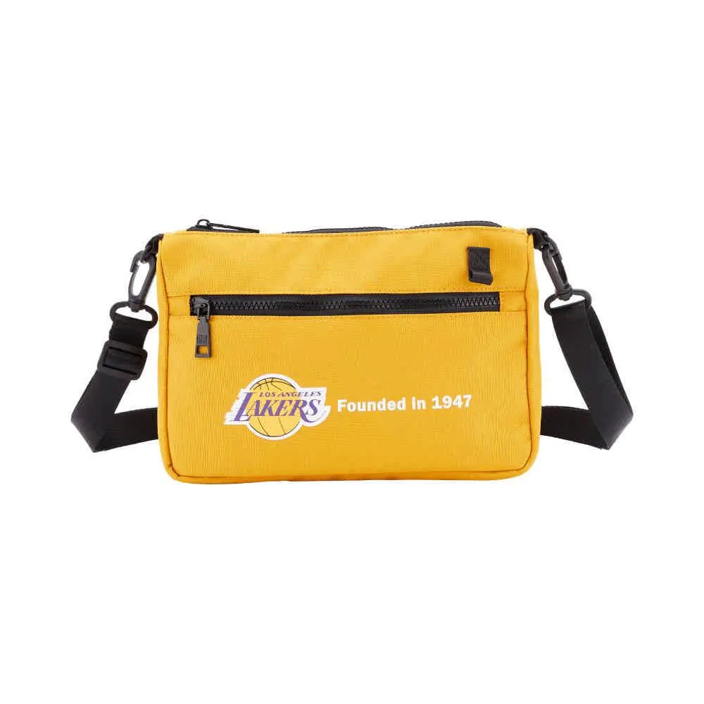 【NBA】帆布小托特包_LAL 側背包 女包 米白色-3452170201 歷史價格詳細信息