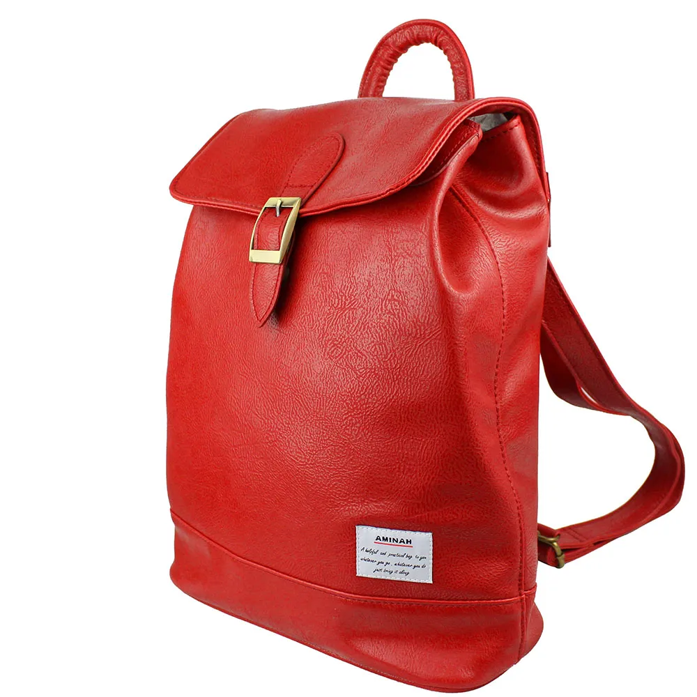 童話小後背 芥末綠  手提/肩背/後背   AMINAH~【am-0240】 歷史價格詳細信息