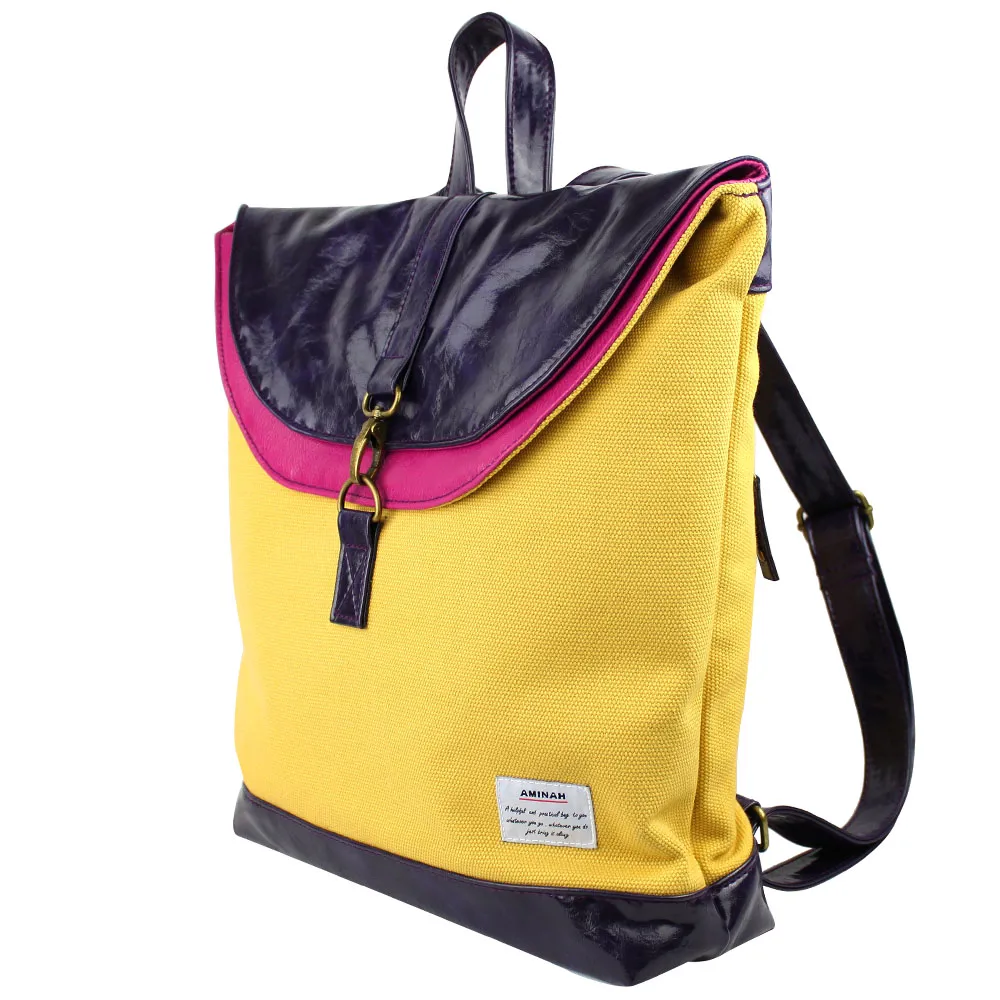 AMINAH-米黃靚麗後背包 歷史價格詳細信息