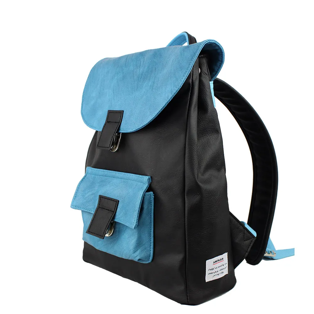 AMINAH-湖水藍輕巧後背包 歷史價格詳細信息