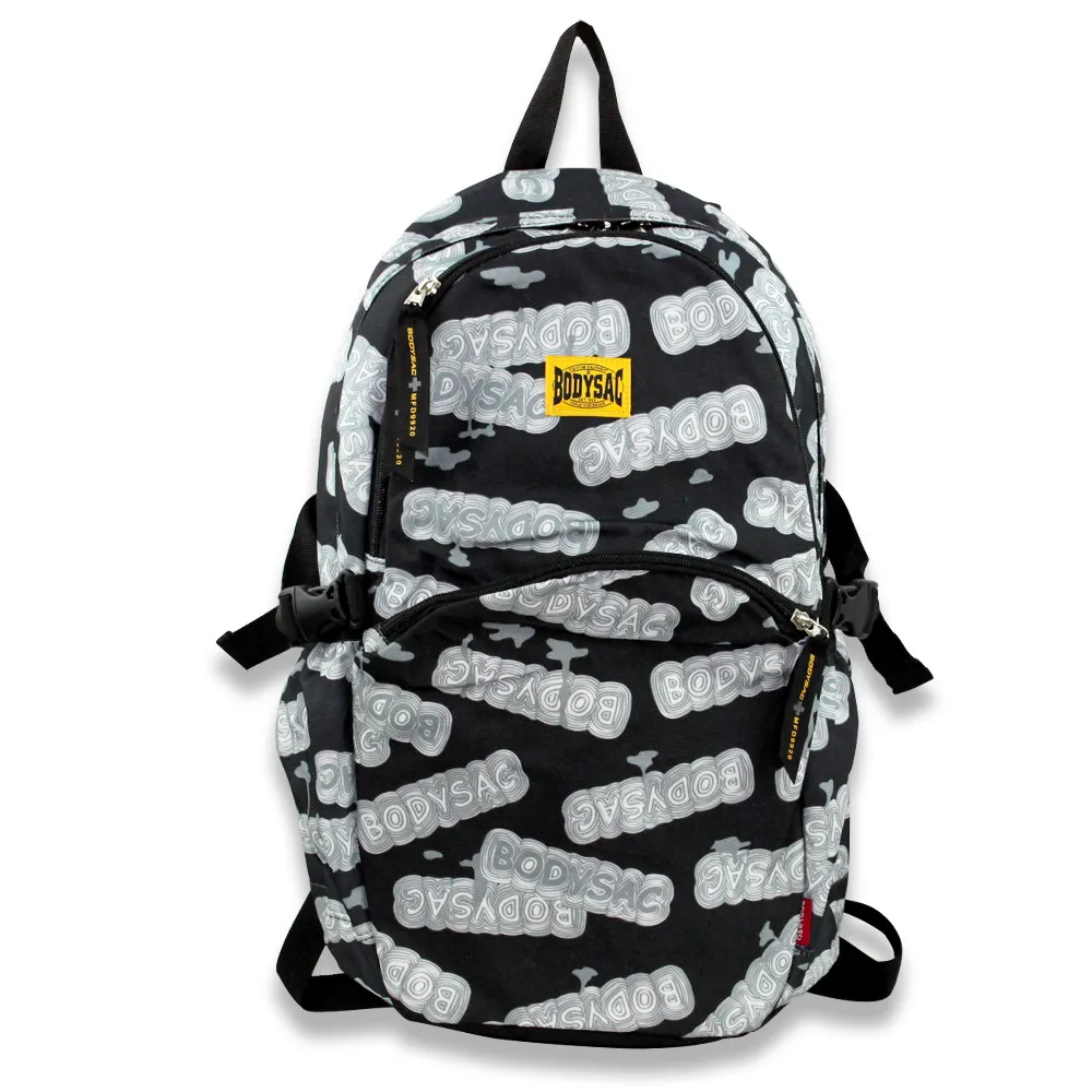BODYSAC-黑色印花後背包 (b606） 歷史價格詳細信息