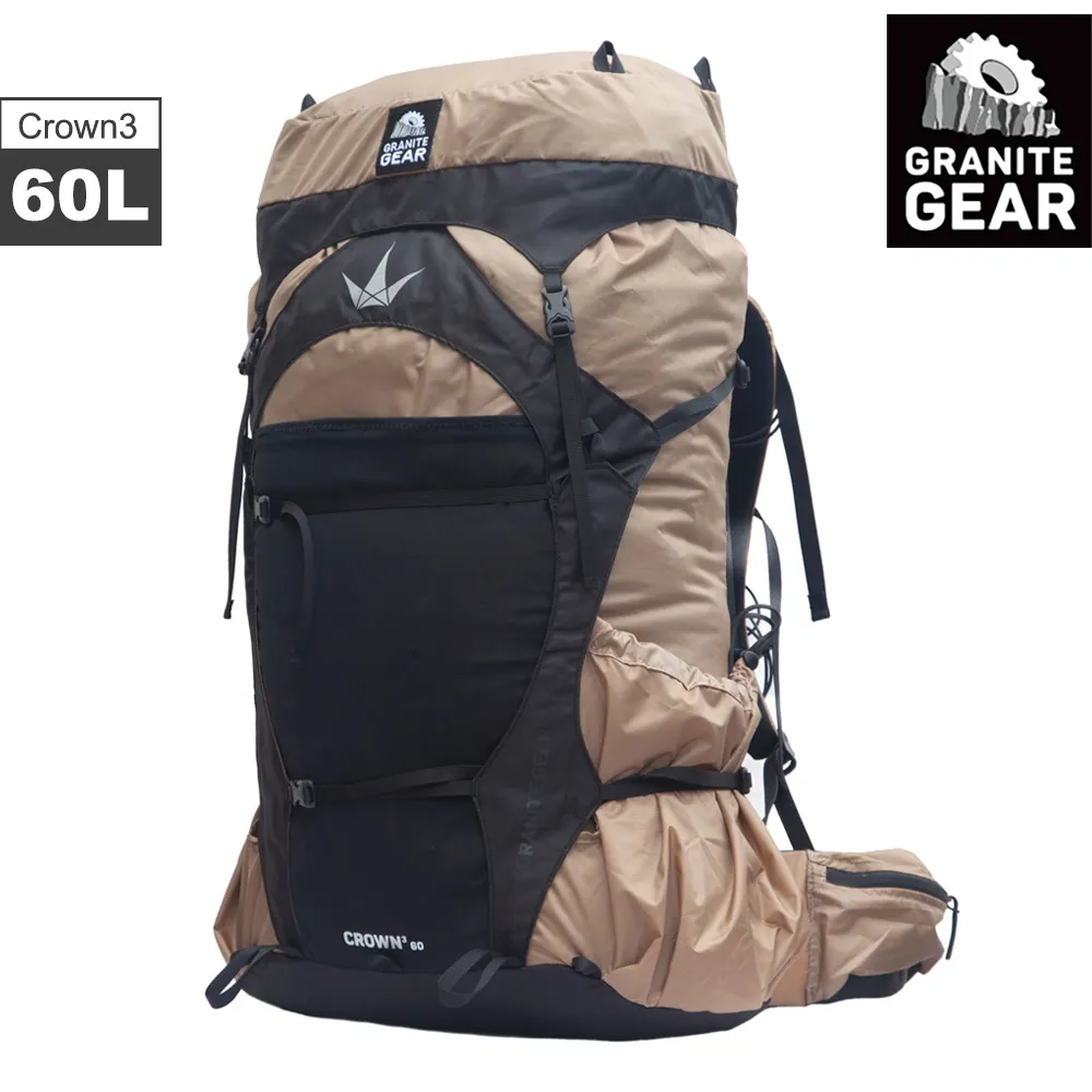 Granite Gear Crown3 60 登山健行背包 (23) / 7010沙褐-黑 歷史價格詳細信息