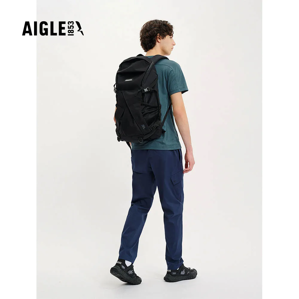 【AIGLE】防潑休閒側背包AG-4P504A100 黑色(側肩背包 小包 防潑水小包 斜肩包) 歷史價格詳細信息