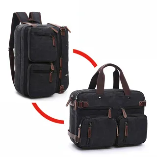 【品樂．CAMO】Lance韓版復古雙線條帆布單肩斜背休閒包(黑色) 歷史價格詳細信息