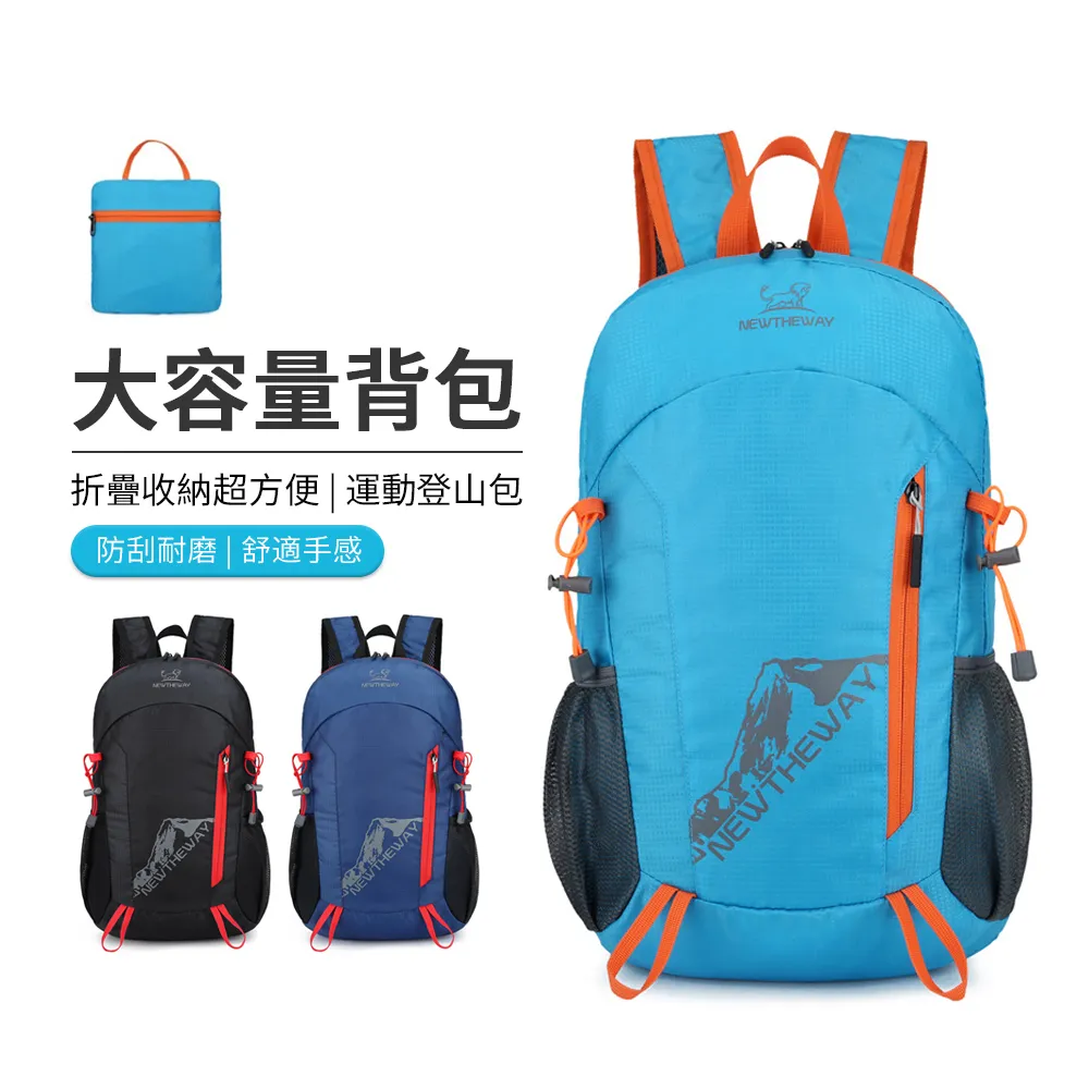 戶外折疊雙肩包女旅游輕便登山包運動徒步背包超輕量化便攜皮膚包 歷史價格詳細信息