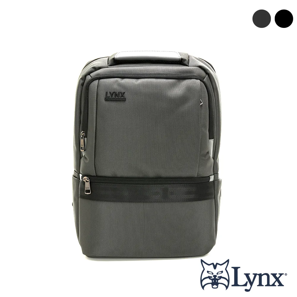 Lynx - 美國山貓商務1680D彈道尼龍多隔層機能收納後背包-共2色 歷史價格詳細信息