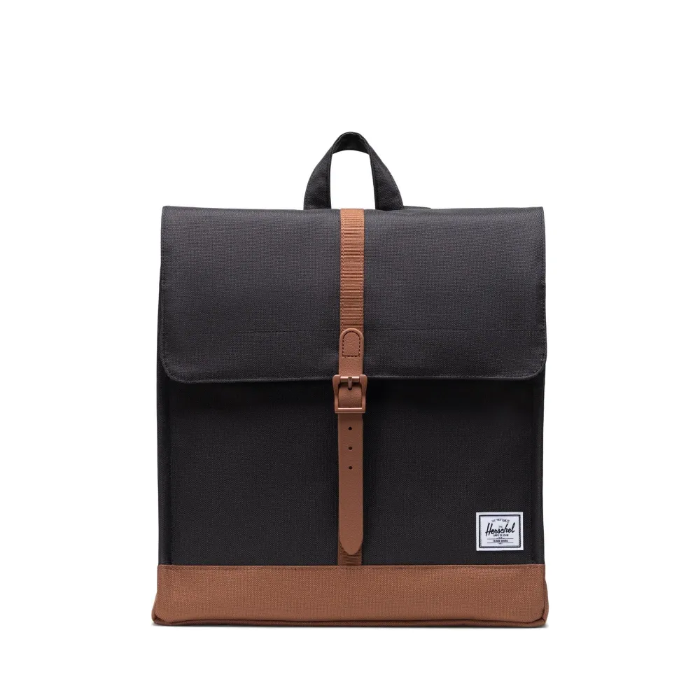 【Herschel】City Mid 後背包 輕量 拉鍊 磁扣 收納 14L - 極致黑 歷史價格詳細信息