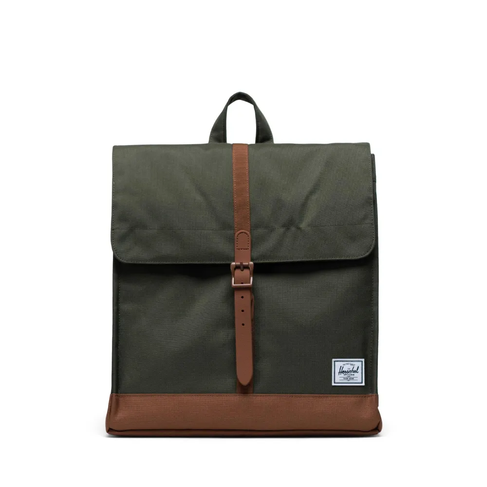 【Herschel】City Mid 後背包 輕量 拉鍊 磁扣 收納 14L - 極致黑 歷史價格詳細信息