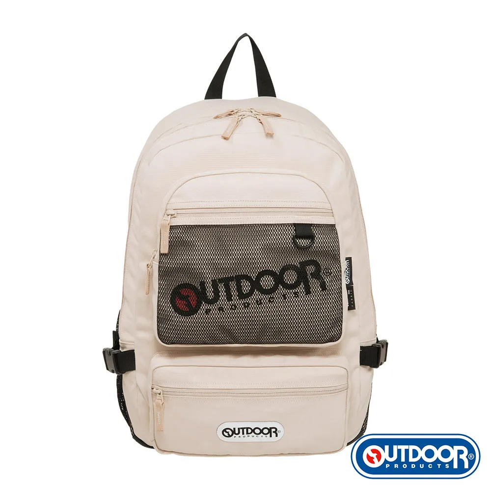 【OUTDOOR】率性學院-防潑水後背包M-14吋電腦包 上課書包 包包 男 女 米白色 OD211021BE 歷史價格詳細信息