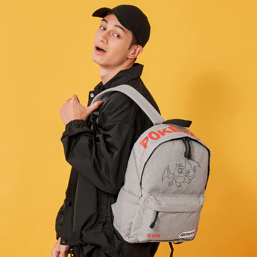 【OUTDOOR】寶可夢Pokemon-噴火龍側背包-灰色 ODGO22E03GY 歷史價格詳細信息