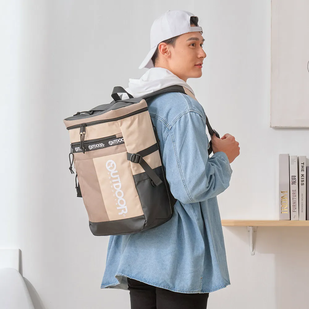 【OUTDOOR】風格前線-15.6吋筆電後背包 多功能隔層透氣背墊 後背包 包包 男 女 灰色 OD111121GY 歷史價格詳細信息