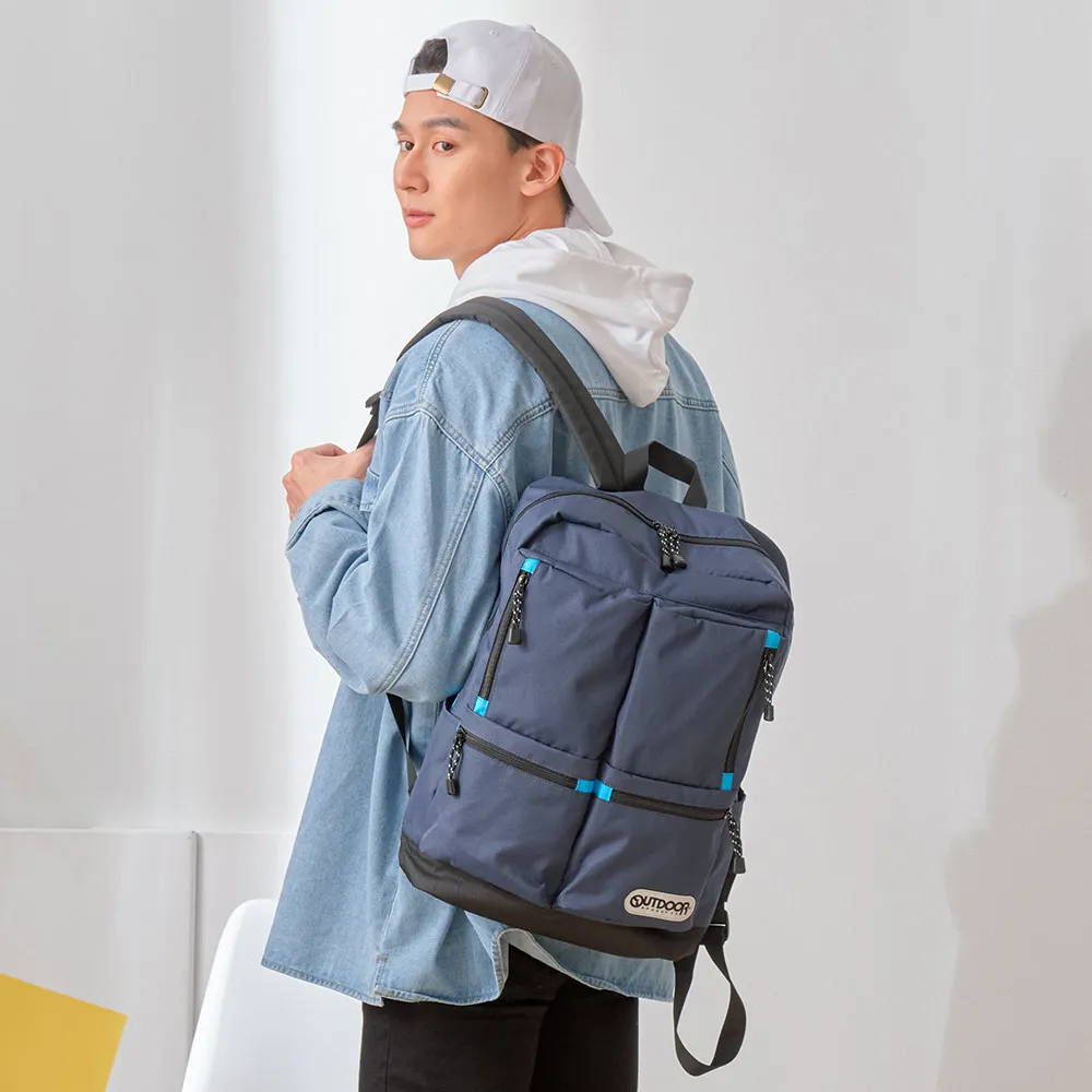 【OUTDOOR】風格前線-15.6吋筆電後背包 多功能隔層透氣背墊 後背包 包包 男 女 灰色 OD111121GY 歷史價格詳細信息