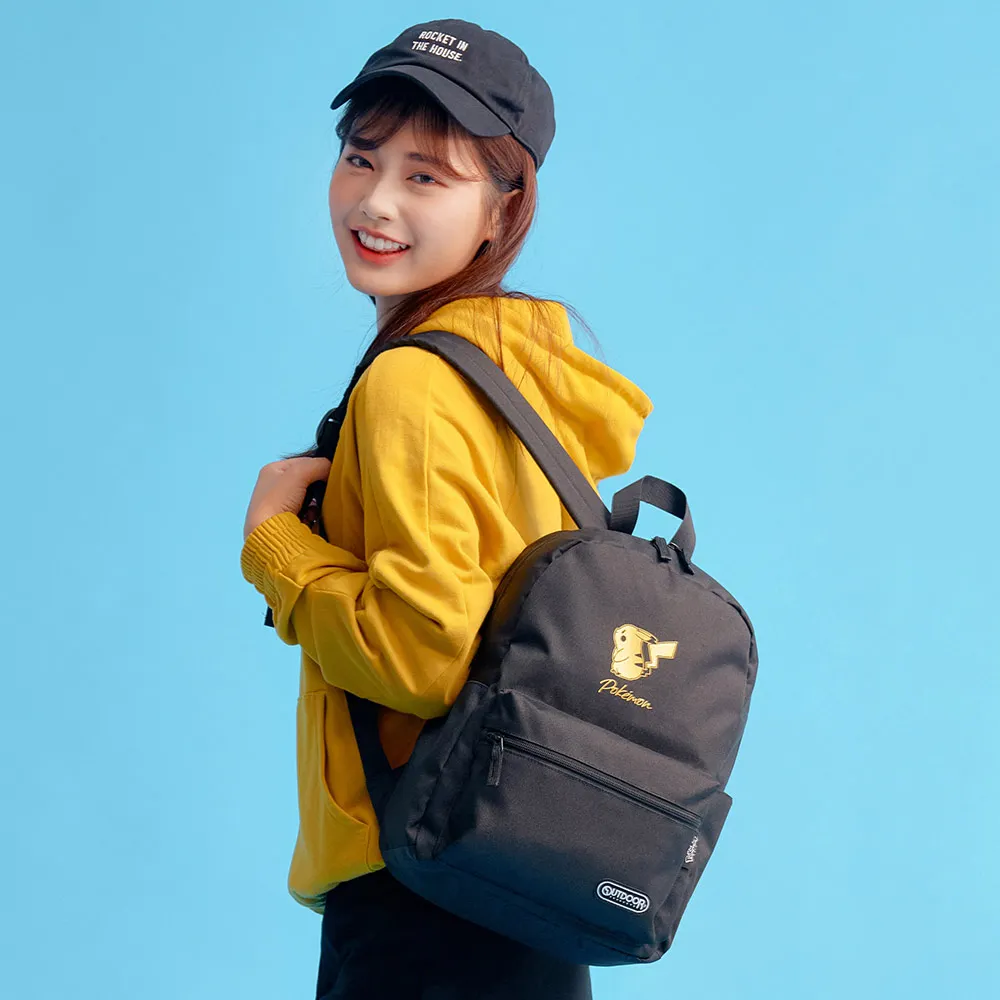 【OUTDOOR】寶可夢Pokemon金典皮卡丘直式側背包-黑色 ODGO22S03BK 歷史價格詳細信息