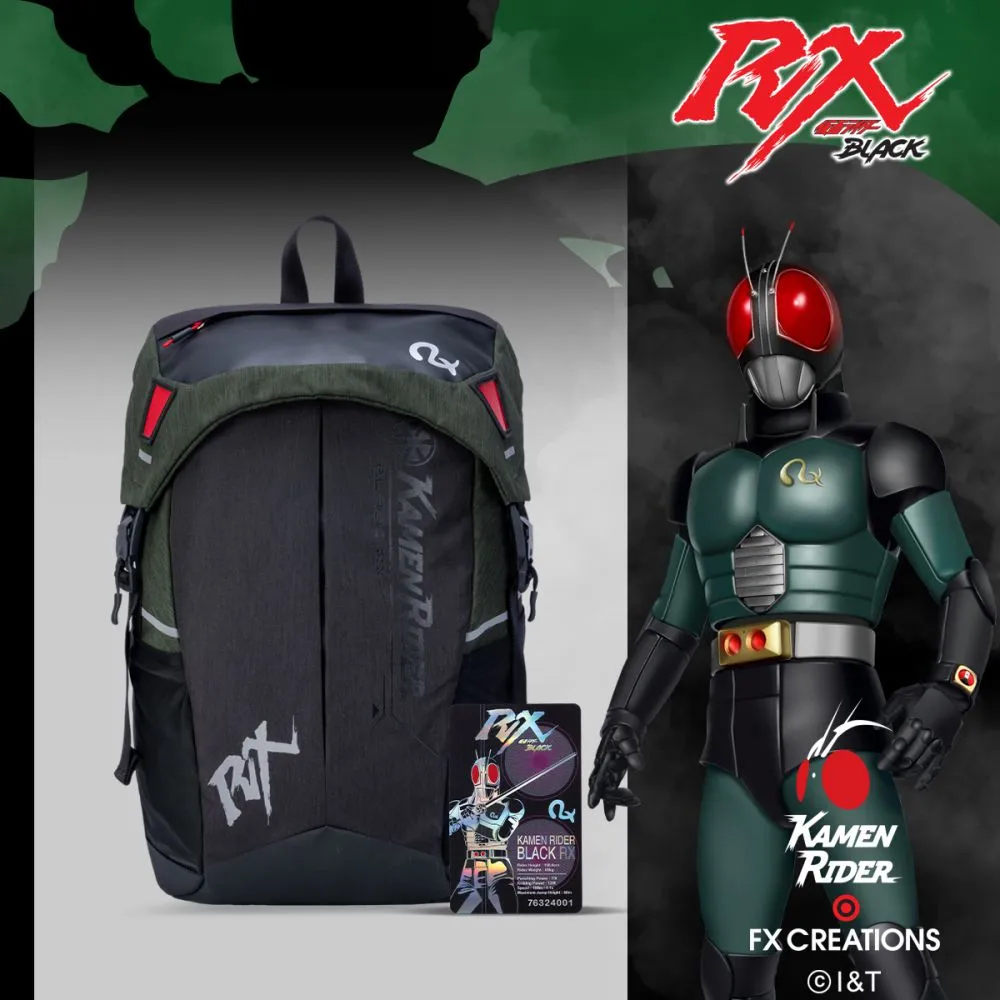 【假面騎士】BLACK RX 獨家限定套組(後背包/側背包/耳機盒) #軍綠 KMR76324AP 歷史價格詳細信息