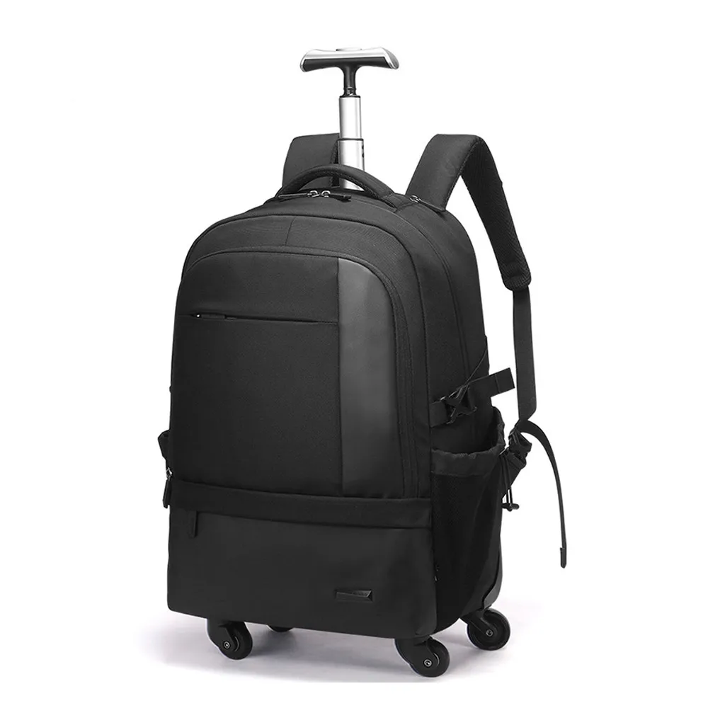 雙肩拉桿包大容量旅行背包袋商務登機男女防潑水旅游手提行李箱包 -YYUW23207 歷史價格詳細信息