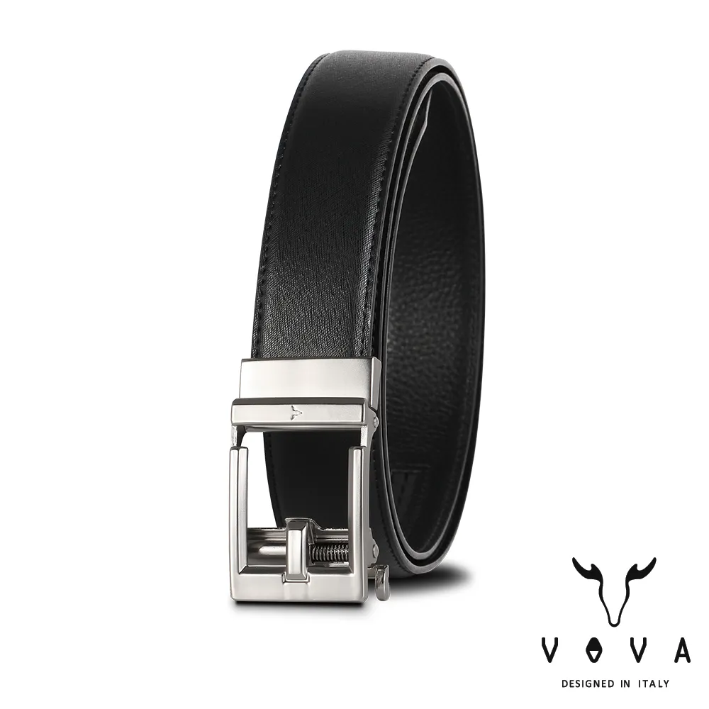 【VOVA 沃汎】台灣總代理 商務男仕鏤空帶頭自動扣皮帶-銀色/VA015-001-SNK 歷史價格詳細信息