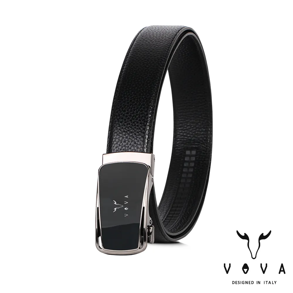【VOVA 沃汎】台灣總代理 典雅紳士金屬髮絲紋自動扣皮帶-鎗色/VA017-004-SGU 歷史價格詳細信息