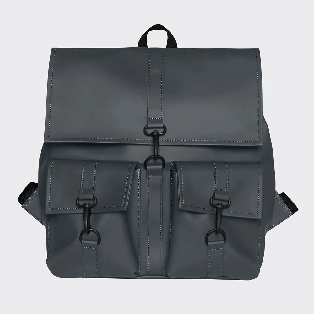 Rains 防水捲蓋通勤族後背包 筆電包 寬敞收納(黑色) 歷史價格詳細信息