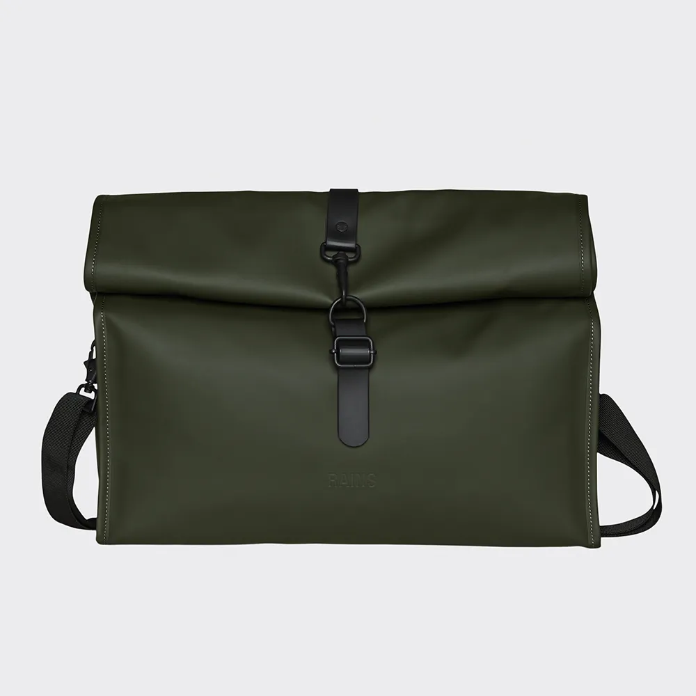 Rains 防水捲蓋通勤族後背包 筆電包 寬敞收納(黑色) 歷史價格詳細信息