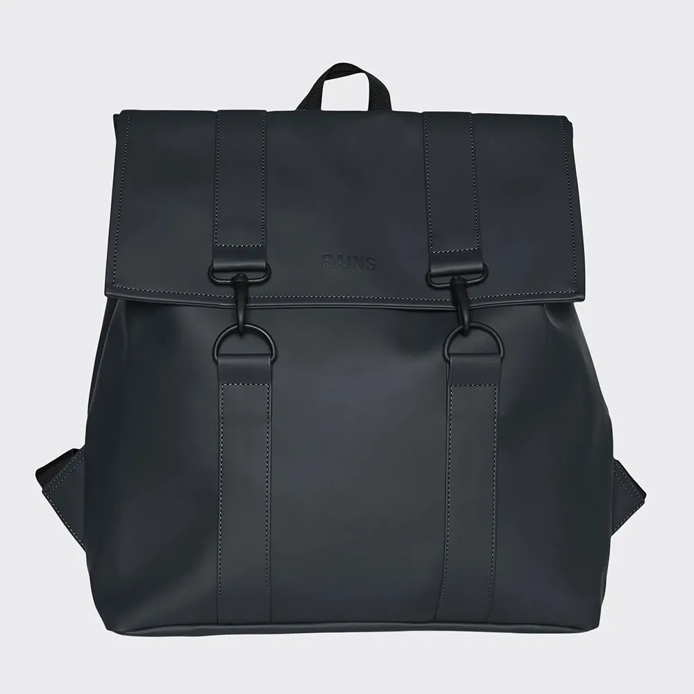 Rains 防水捲蓋通勤族後背包 筆電包 寬敞收納(黑色) 歷史價格詳細信息