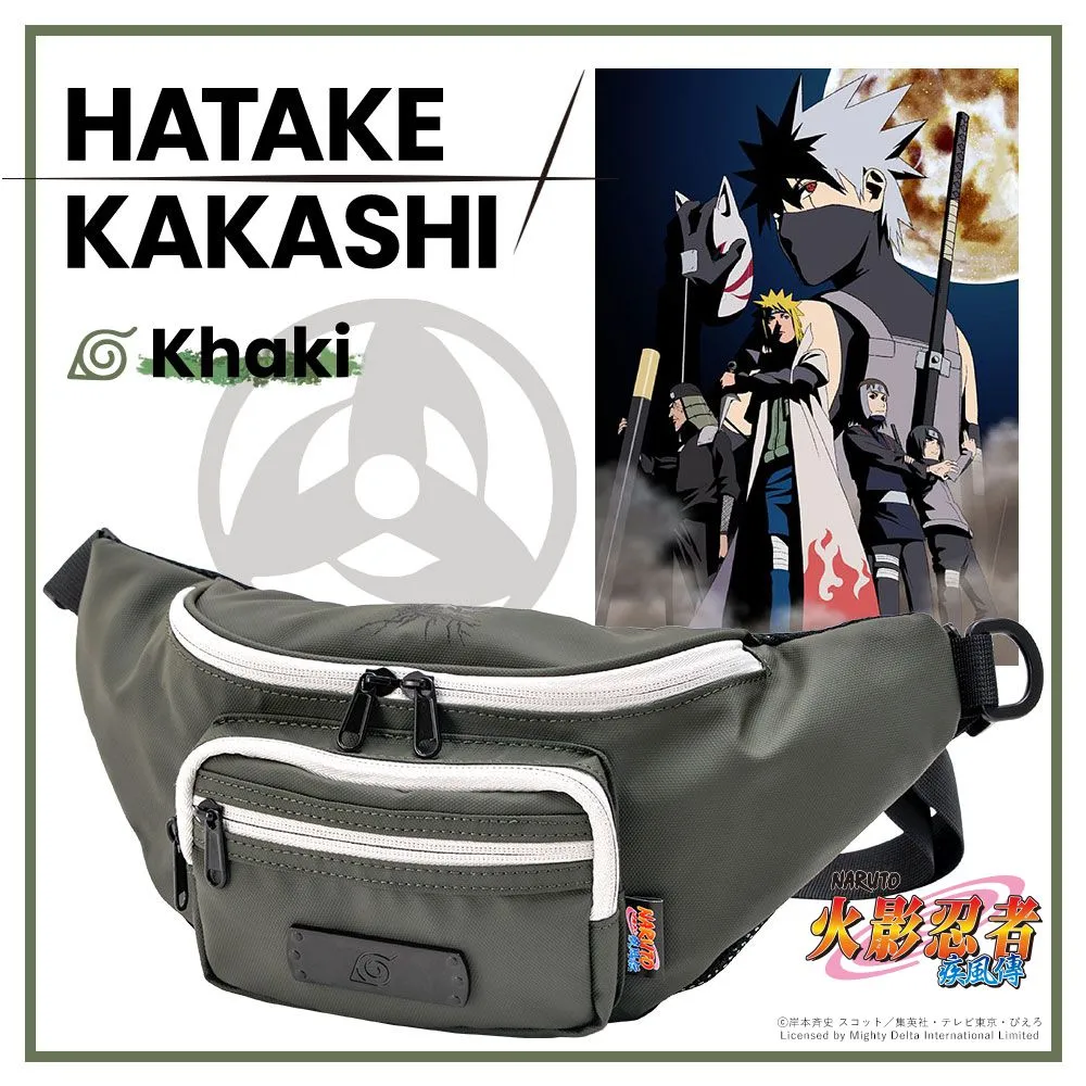 【DEVICE】火影忍者疾風傳-旗木卡卡西-單肩包-卡其 NBP21069KI 歷史價格詳細信息