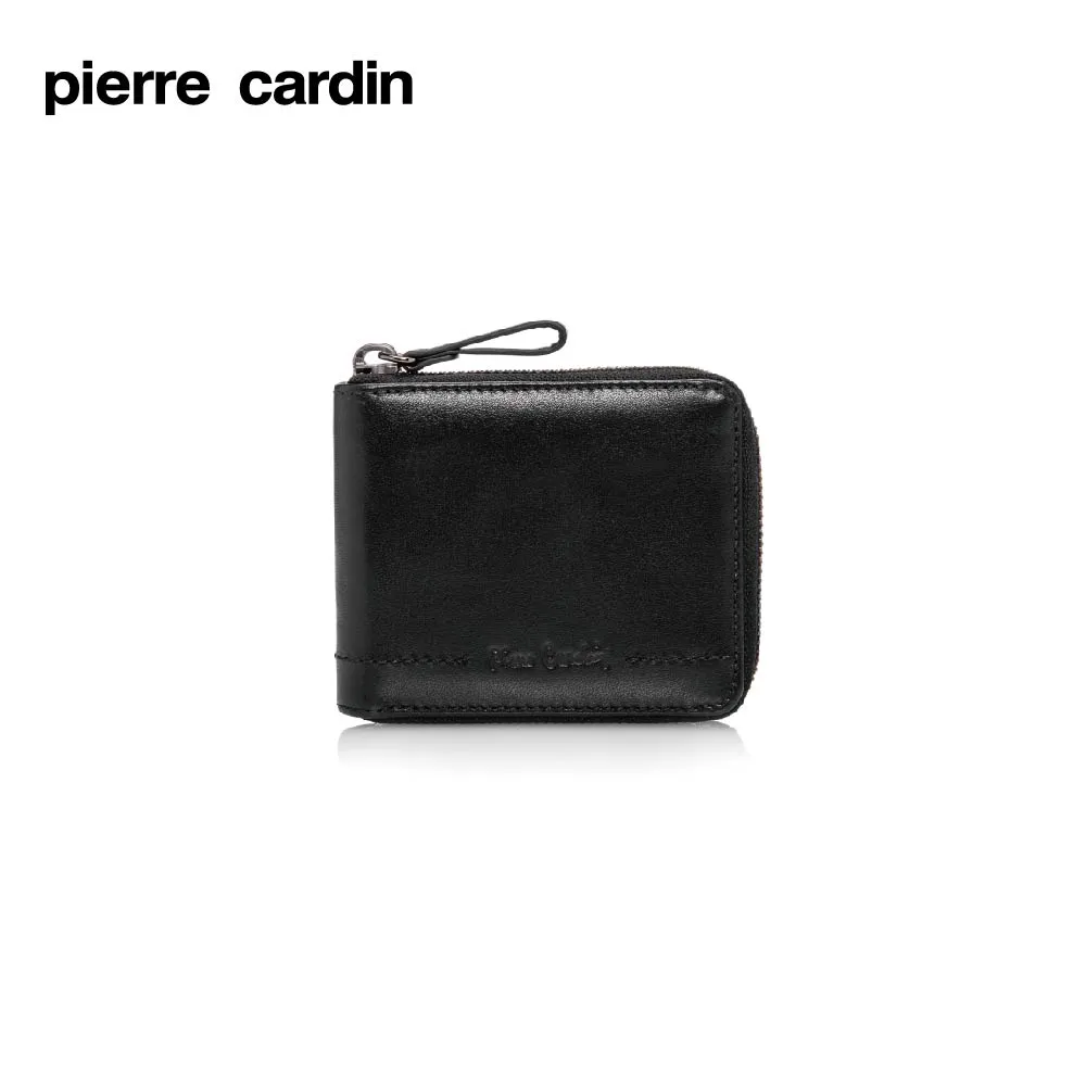 pierre cardin 壓紋雙層拉鍊長夾-藍 歷史價格詳細信息