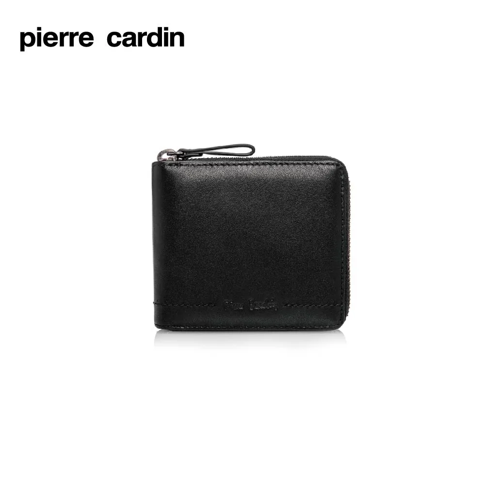 pierre cardin 壓紋雙層拉鍊長夾-藍 歷史價格詳細信息