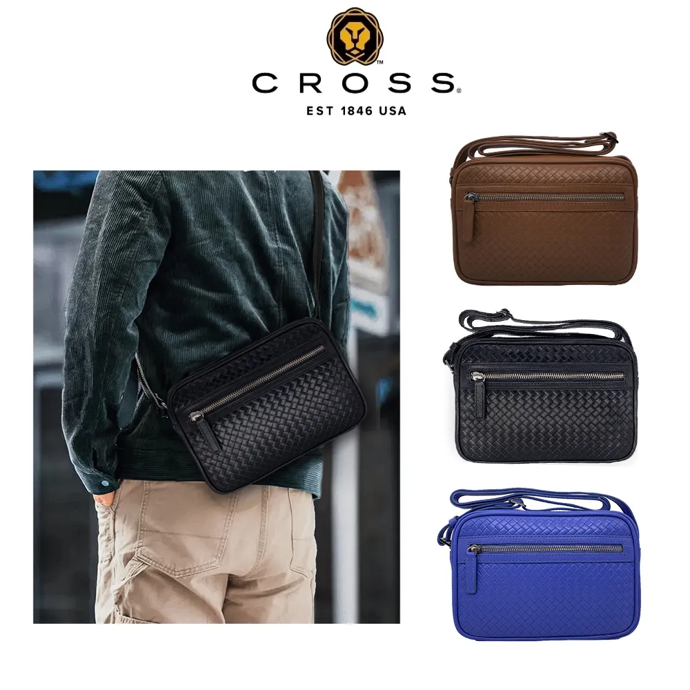 【CROSS】頂級NAPPA小牛皮編織紋拉鍊長夾(經典橘) 歷史價格詳細信息