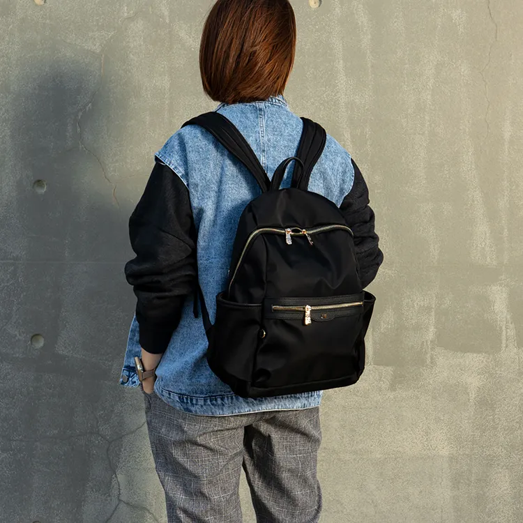 J II 後背包-摩卡尼龍配皮後背包-6116-18-多色任選 歷史價格詳細信息