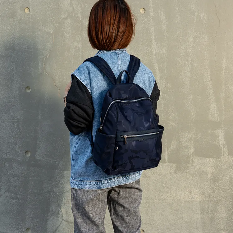 J II 後背包-摩卡尼龍配皮後背包-6116-18-多色任選 歷史價格詳細信息