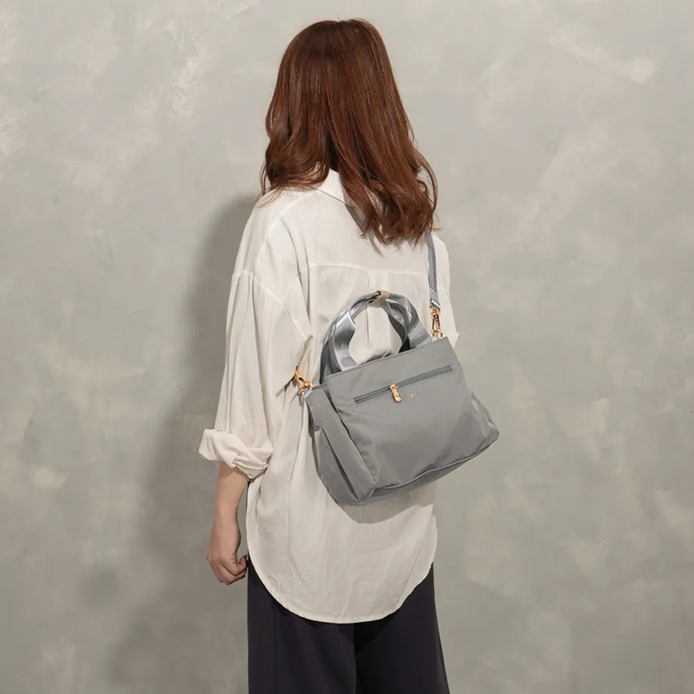 J II 手提包 茉莫多隔層防潑水手提斜背包-煙燻灰-7008-31 歷史價格詳細信息