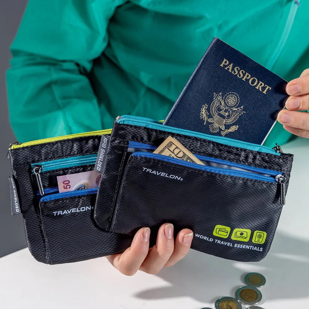 TRAVELON 防盜證件包2件(藍) 歷史價格詳細信息
