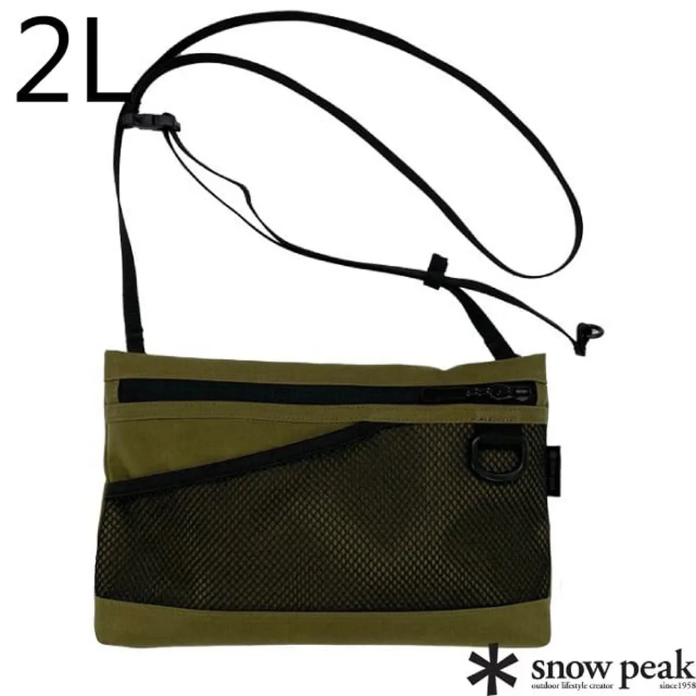 Snow Peak Everyday Use Sacoche 男女黑色日用隨身包 日系潮流高端戶外機能露營品牌百搭基本款 歷史價格詳細信息