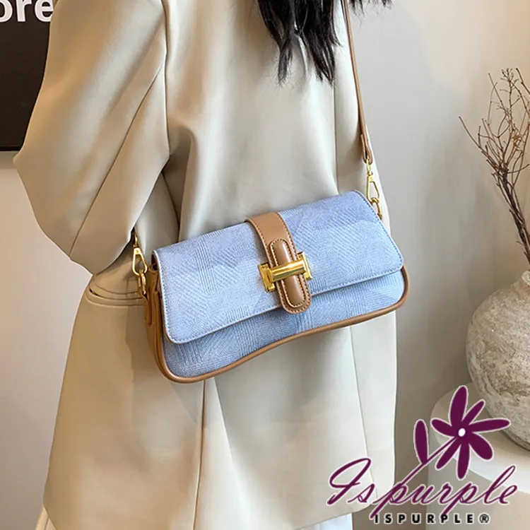 【iSPurple】潮流撞色＊韓風學院中性電腦後背包/藍灰 歷史價格詳細信息